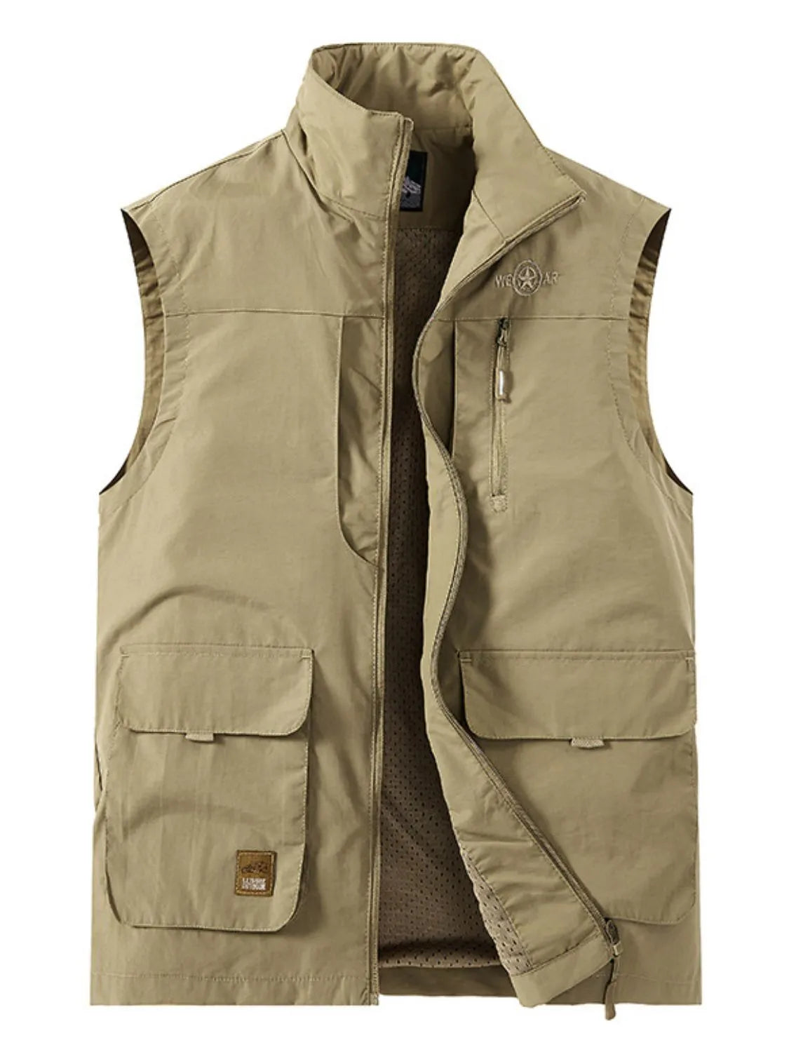 Men's Plus Size Zip Up Vest - Premium from Trendsi - Just $43.42! Shop now at Handbags Specialist Headquarter