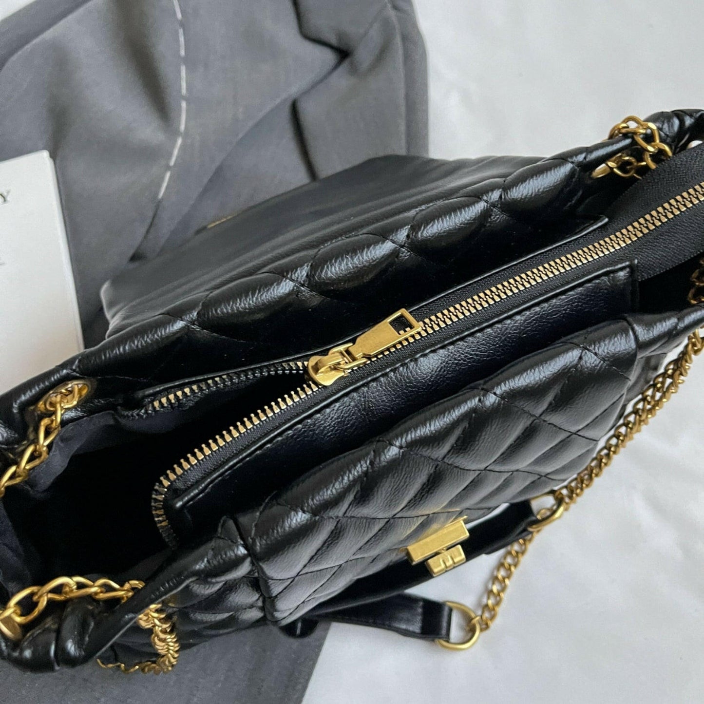 PU Leather Shoulder Bag.