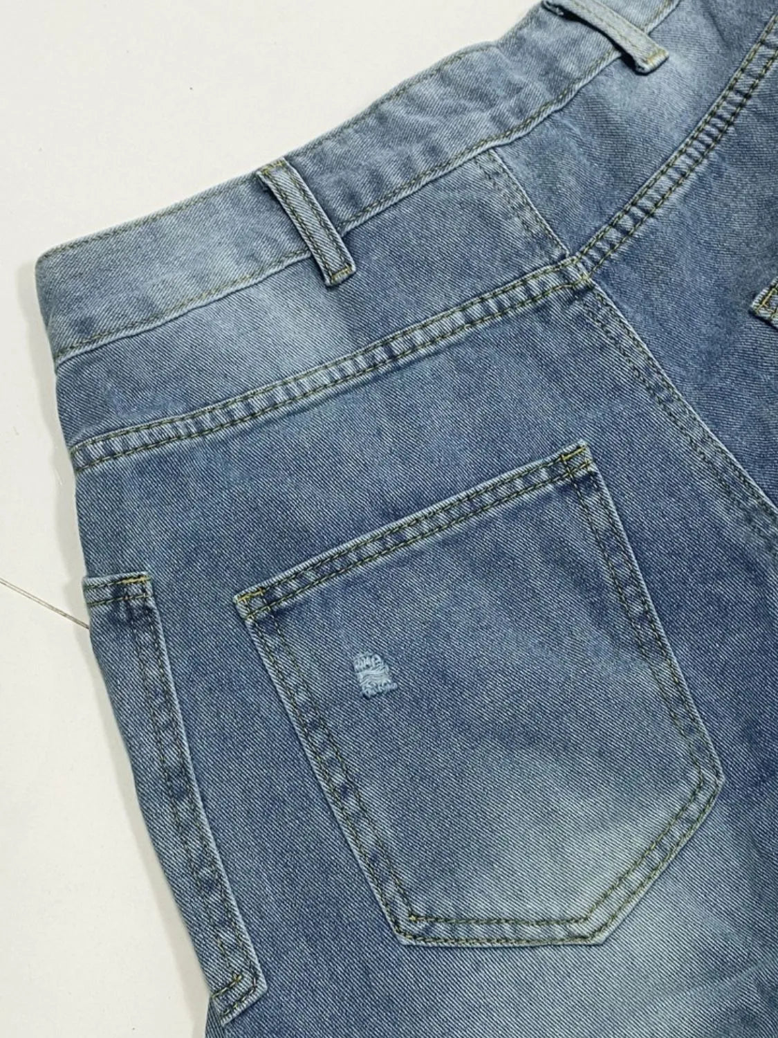 Distressed Jeans with Pockets - Premium Women / Jeans & Denim from Trendsi - Just $35.86! Shop now at Handbags Specialist Headquarter
