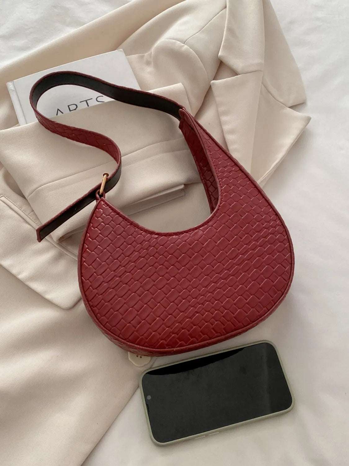 PU leather Shoulder Bag - Premium Crossbody Bag from Trendsi - Just $21.99! Shop now at Handbags Specialist Headquarter