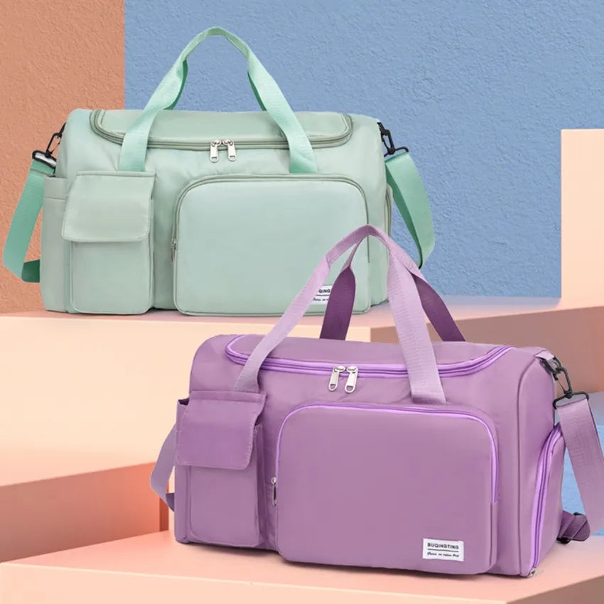 Oxford Cloth Detachable Strap Travel Bag - Premium travel-bag from Trendsi - Just $39.99! Shop now at Handbags Specialist Headquarter