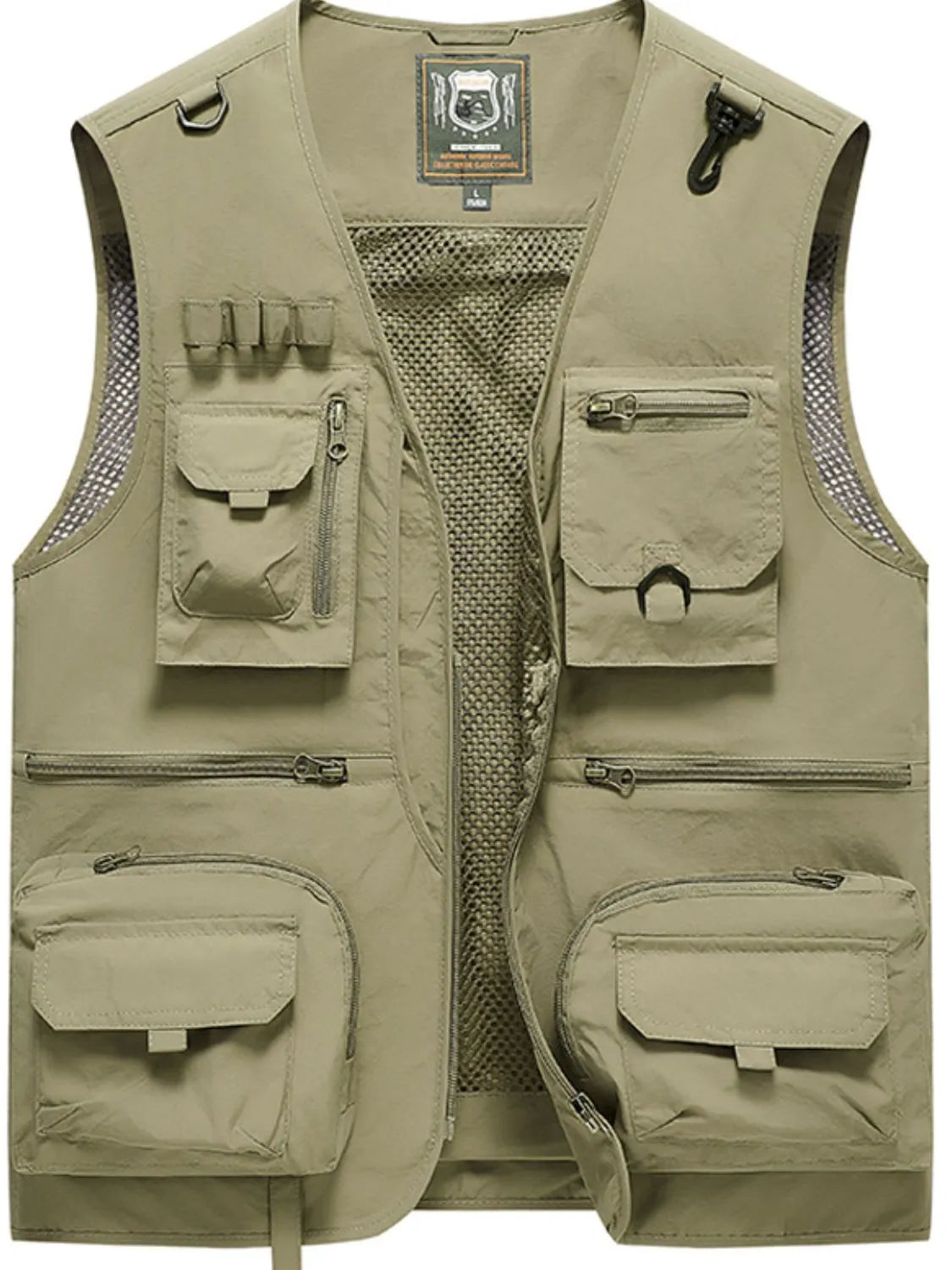 Men's Full Size Zip Up Vest with Pockets Plus Size - Premium Men's Zip Up Vest from Trendsi - Just $81.87! Shop now at Handbags Specialist Headquarter