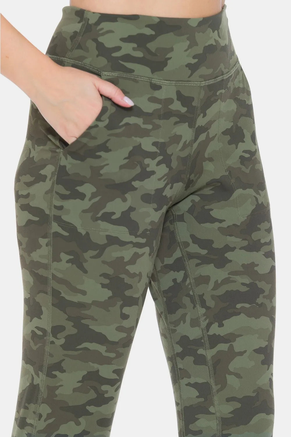 Leggings Depot Camouflage High Waist Leggings - Premium Leggings from Trendsi - Just $45.03! Shop now at Handbags Specialist Headquarter