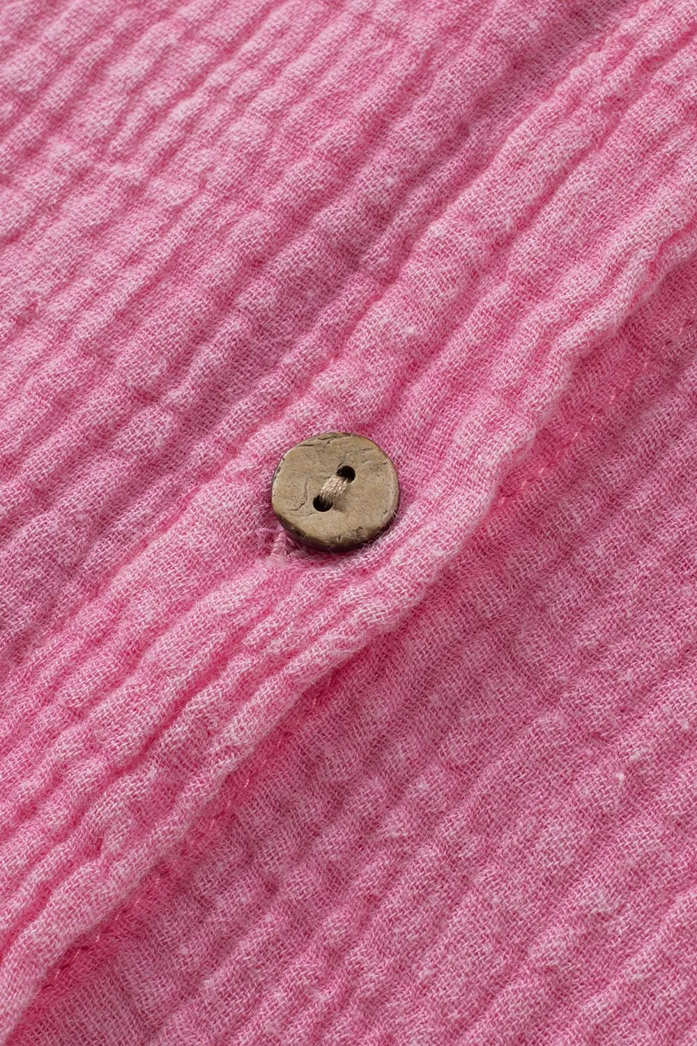 Button Down Collared Neck Long Sleeve Shirt - Premium Women's Down Shirt Tops from Trendsi - Just $52.98! Shop now at Handbags Specialist Headquarter