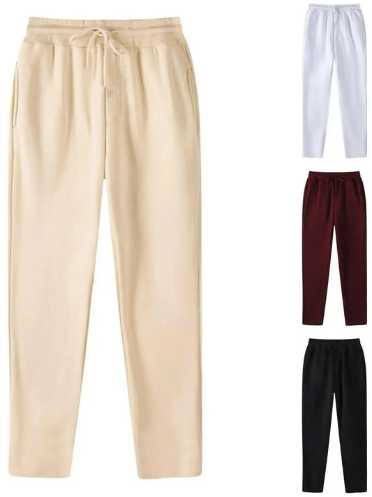 Men's Full Size Drawstring Pants Plus Size.