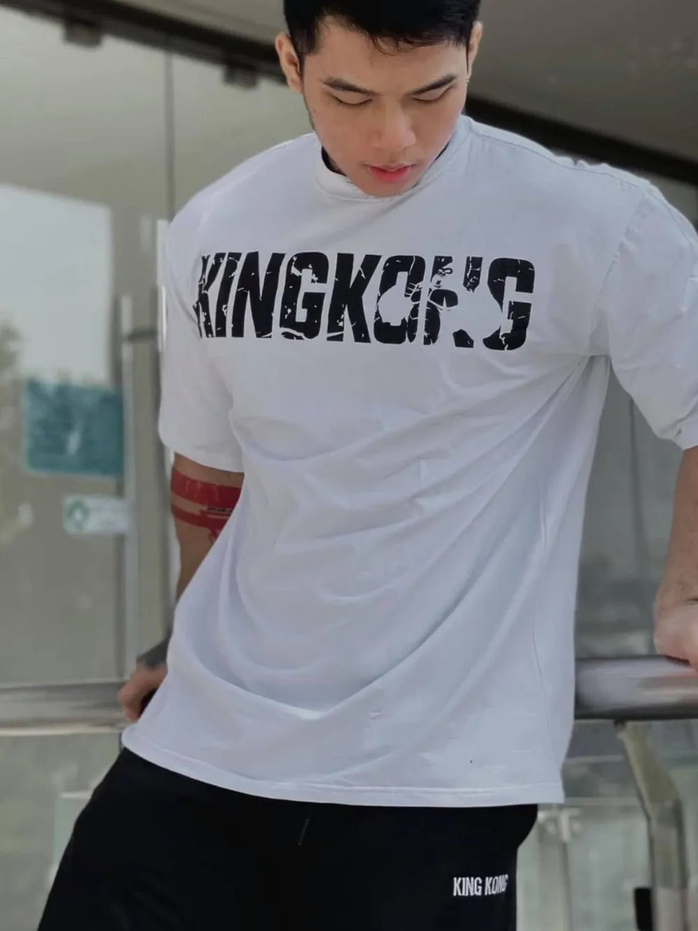 Men's Plus Size Round Neck Half Sleeve T-Shirt - Premium Men's T Shirt from Trendsi - Just $24.60! Shop now at Handbags Specialist Headquarter