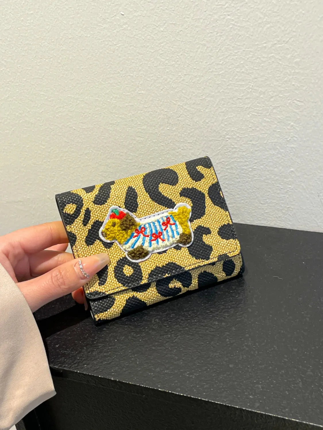 PU Leather Printed Wallet - Premium Wallet from Trendsi - Just $19.99! Shop now at Handbags Specialist Headquarter