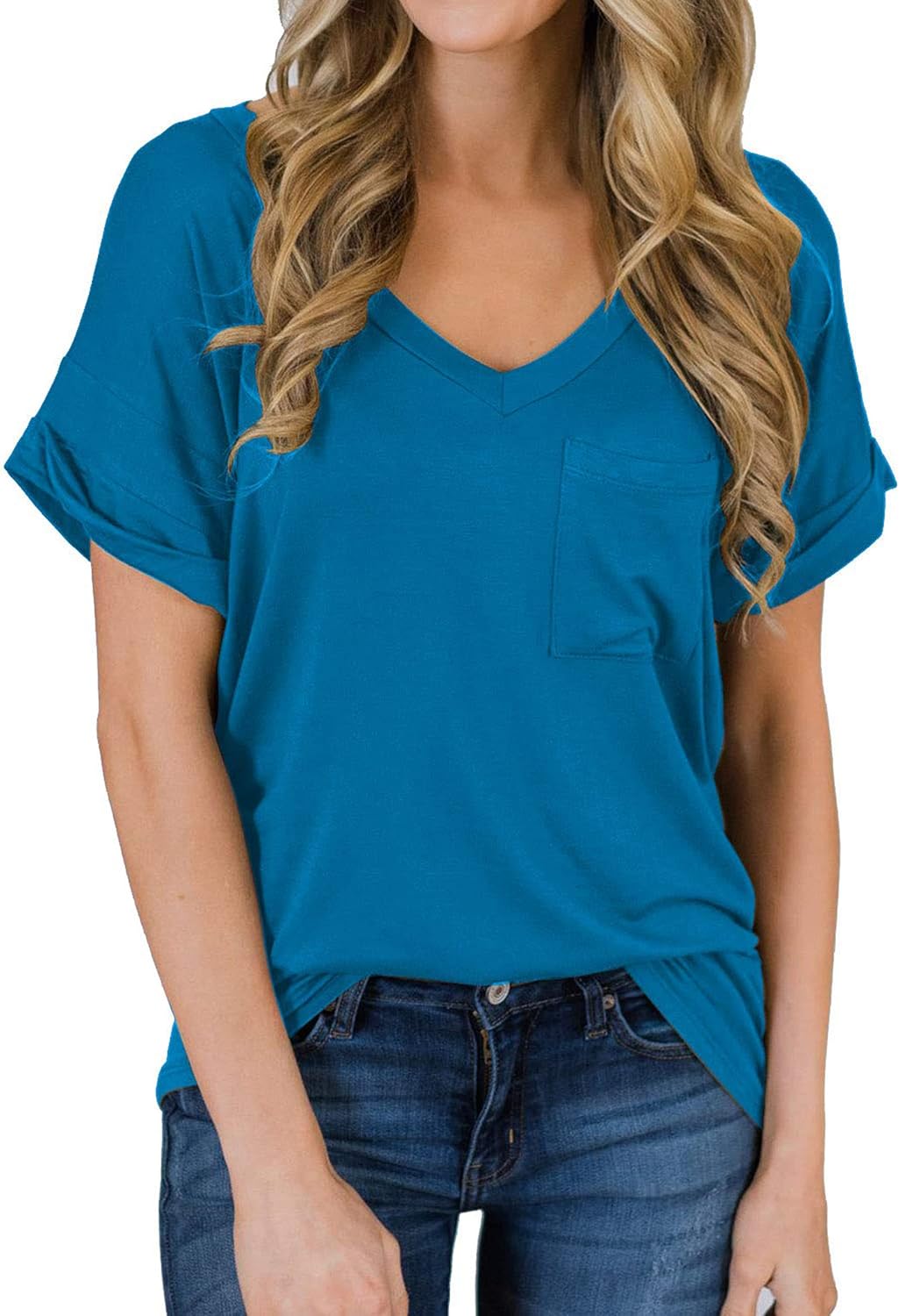 Best Casual V - neck tee for women 2025 - Handbags Specialist Headquarter