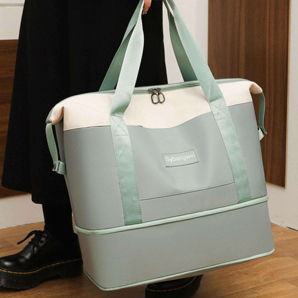 Waterproof Expandable Travel Bag - Premium Luggage Travel Bags from Trendsi - Just $32.99! Shop now at Handbags Specialist Headquarter