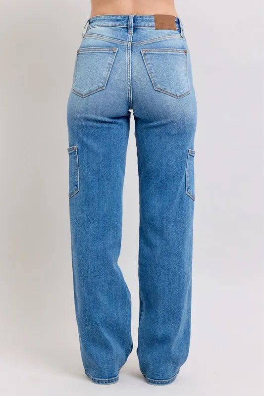 Judy Blue Full Size High Waist 90's Straight Jeans Plus Size - Premium Women / Jeans & Denim from Trendsi - Just $67.99! Shop now at Handbags Specialist Headquarter