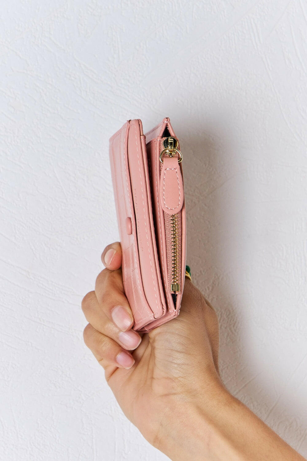 David Jones Texture PU Leather Mini Wallet.