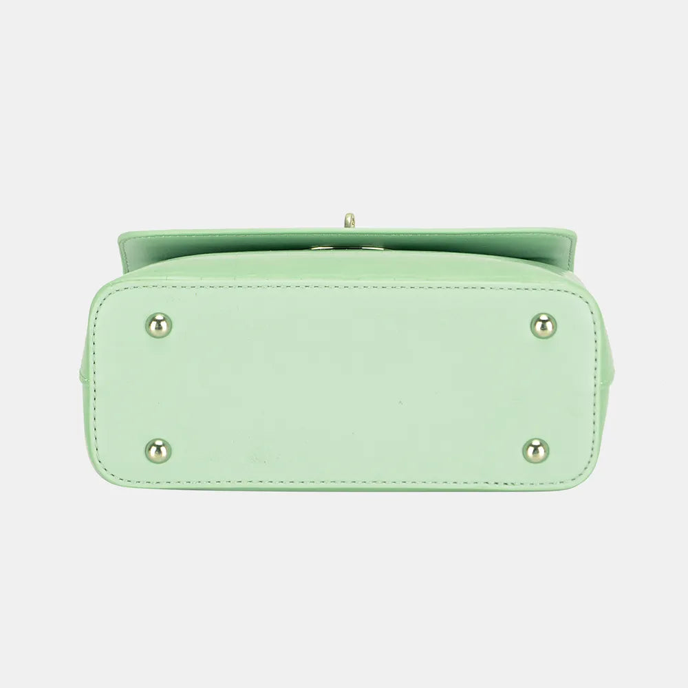 David Jones Texture PU Leather Handbag - Premium Tote Bag from Trendsi - Just $40.99! Shop now at Handbags Specialist Headquarter