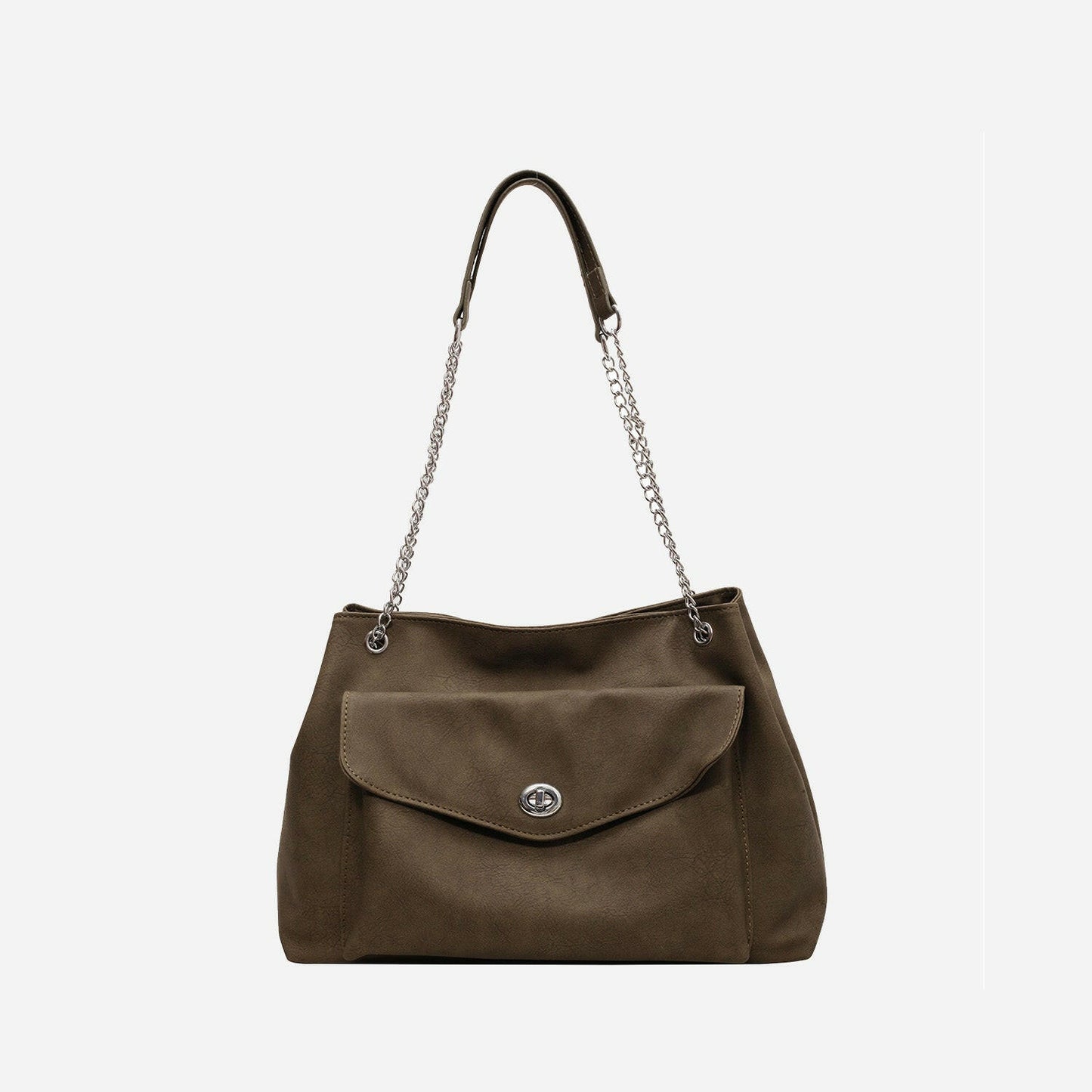 PU Leather Shoulder Bag.