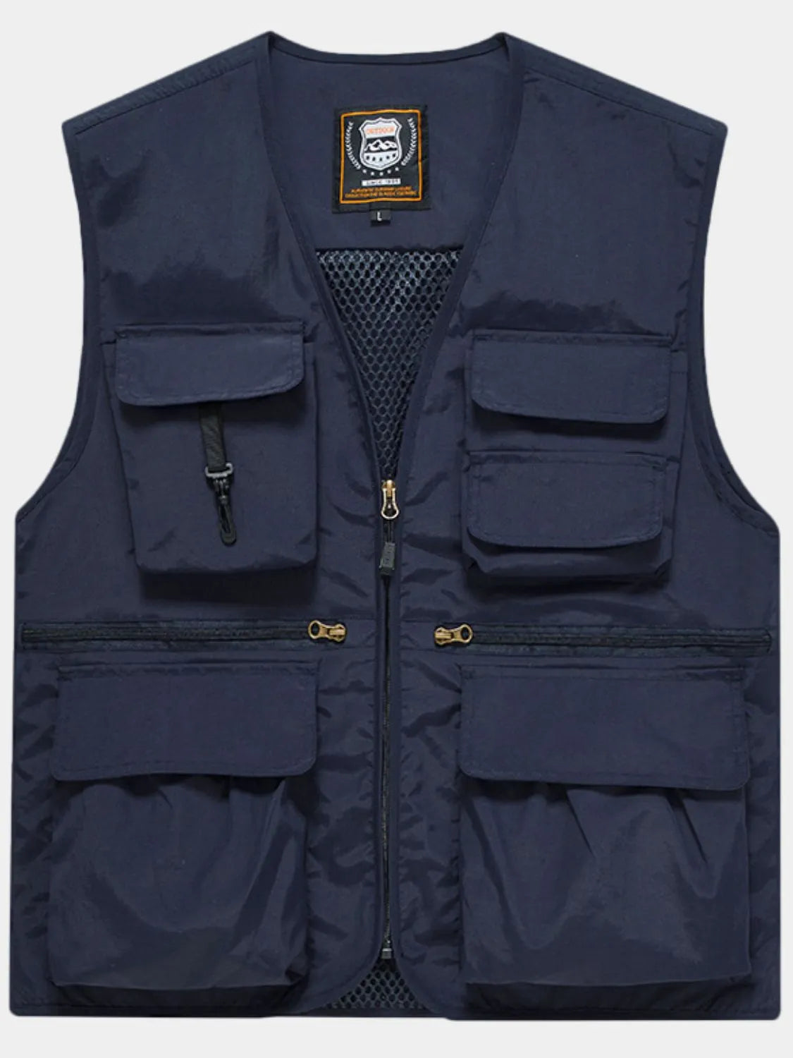 Men's Plus Size Zip Up Vest - Premium Men's Zip Up Vest from Trendsi - Just $81.87! Shop now at Handbags Specialist Headquarter