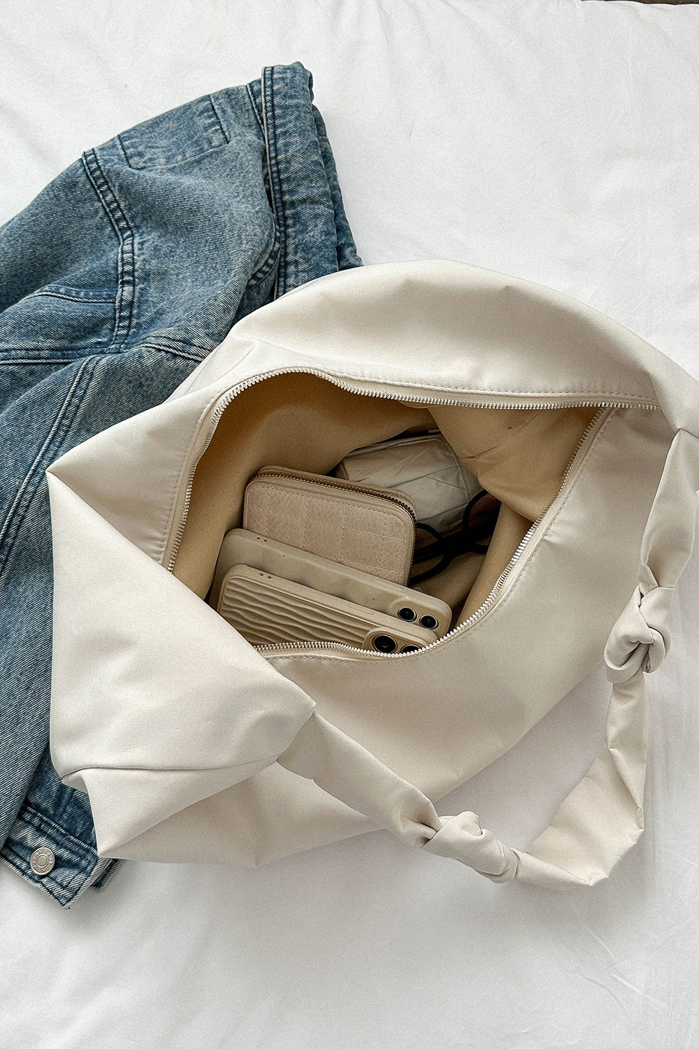 Oversize Nylon Crossbody Bag - Premium Handbags from Trendsi - Just $18.99! Shop now at Handbags Specialist Headquarter