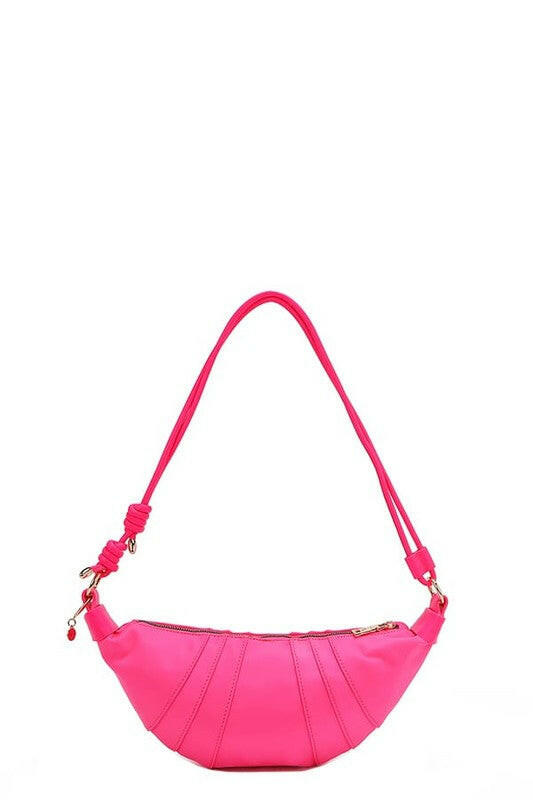 Nicole Lee USA Color Patch Croissant Bag.