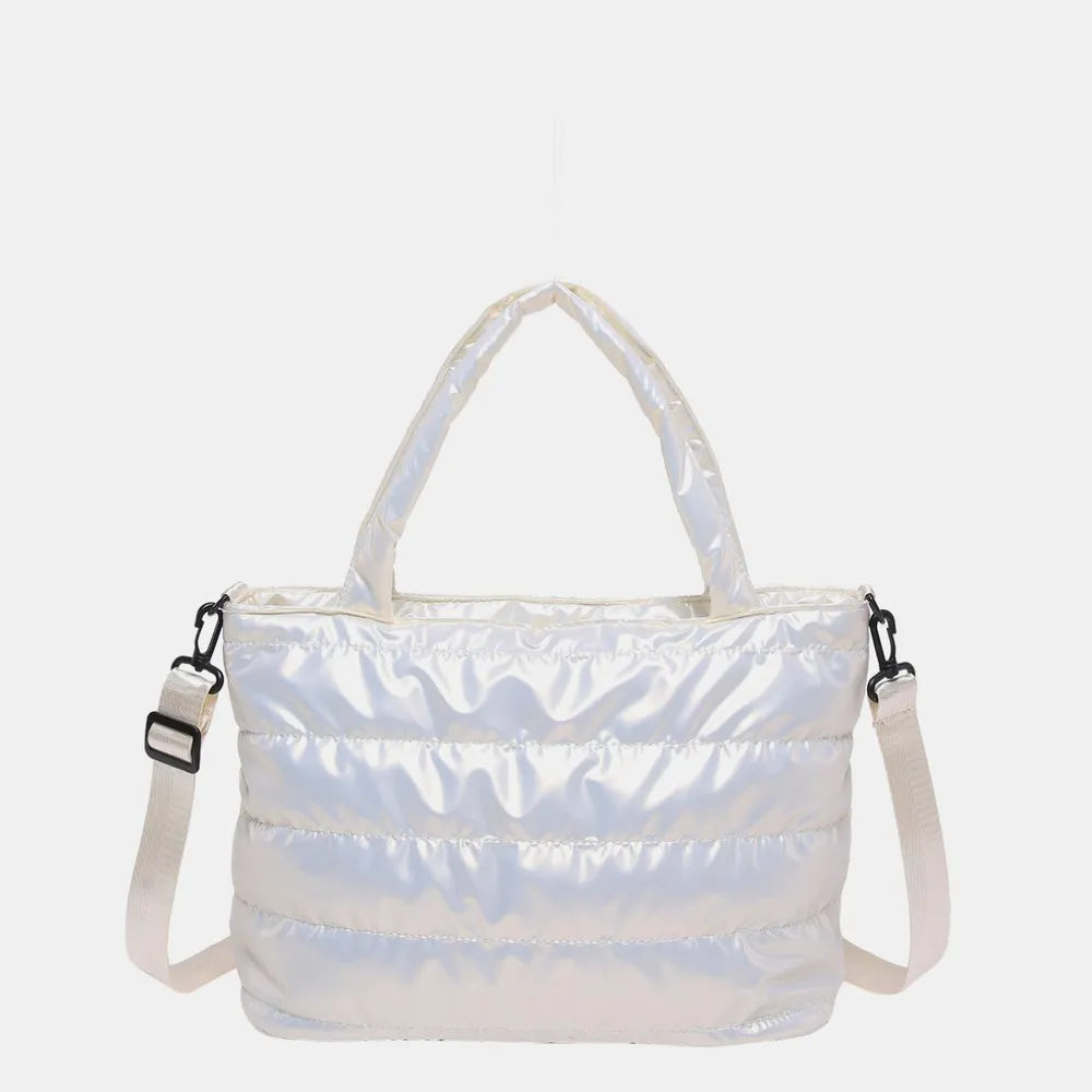 PU Leather Detachable Strap Crossbody Bag - Premium Crossbody Bag from Trendsi - Just $19.99! Shop now at Handbags Specialist Headquarter