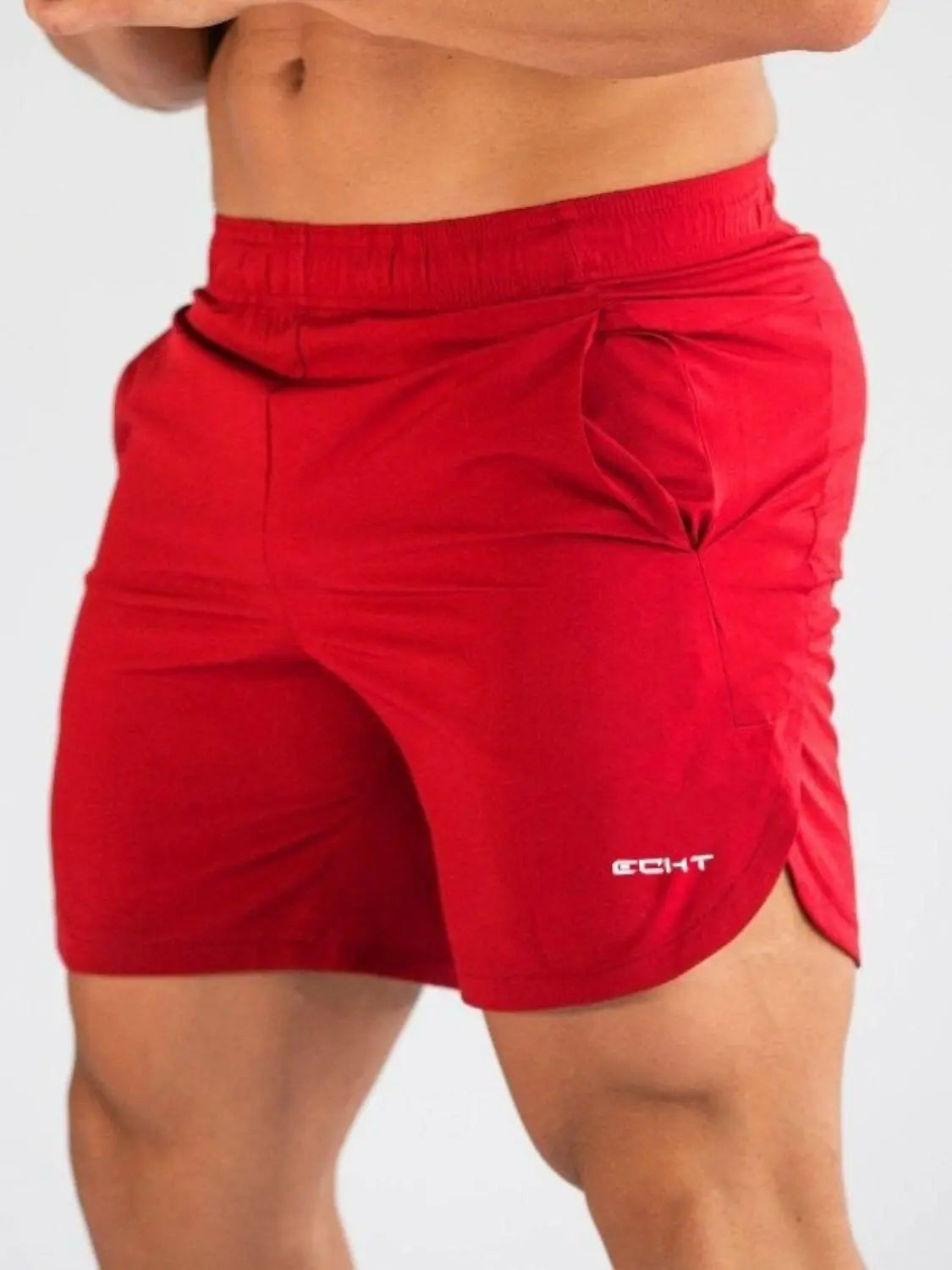 Men's Elastic Waist Active Shorts.