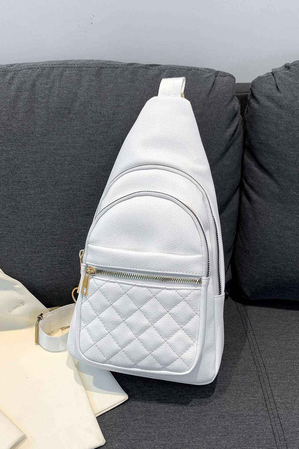 PU Leather Sling Bag - Premium Crossbody Bag from Trendsi - Just $25.99! Shop now at Handbags Specialist Headquarter