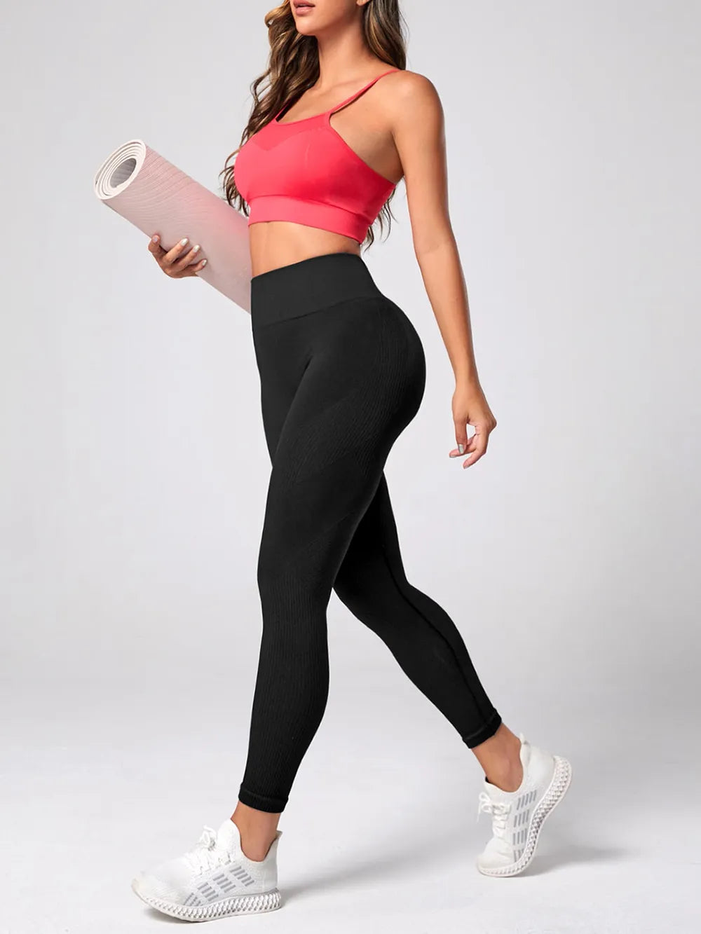 High Waist Active Leggings - Premium Leggings from Trendsi - Just $34.11! Shop now at Handbags Specialist Headquarter