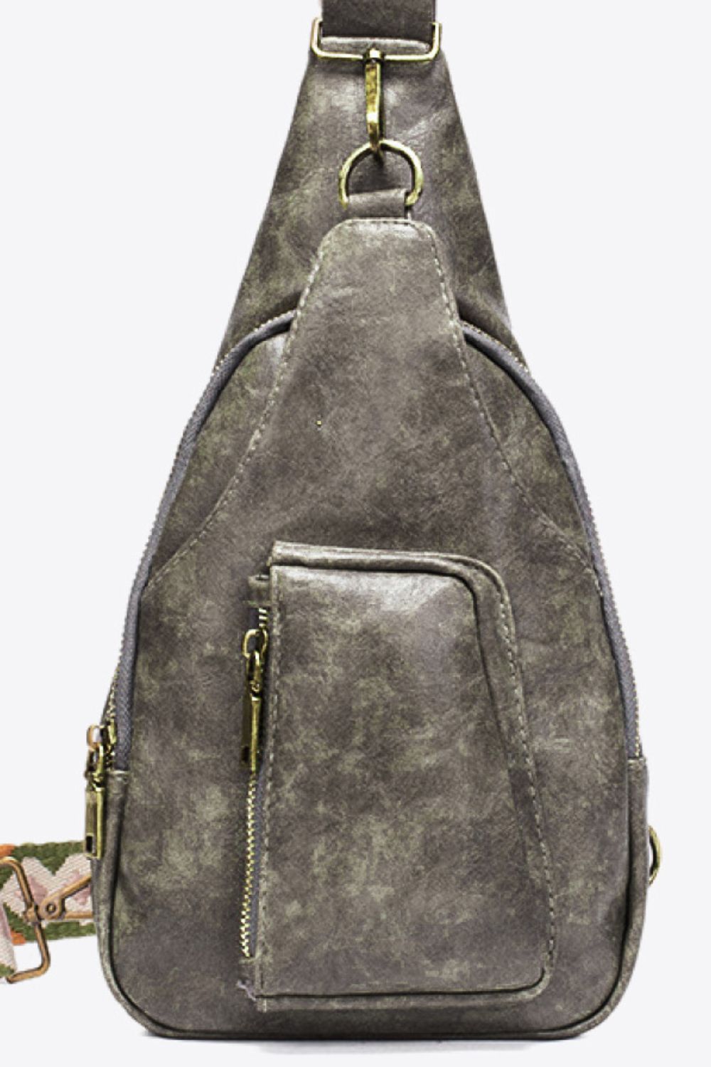 All The Feels PU Leather Sling Bag - Premium Crossbody Bag from Trendsi - Just $38.99! Shop now at Handbags Specialist Headquarter