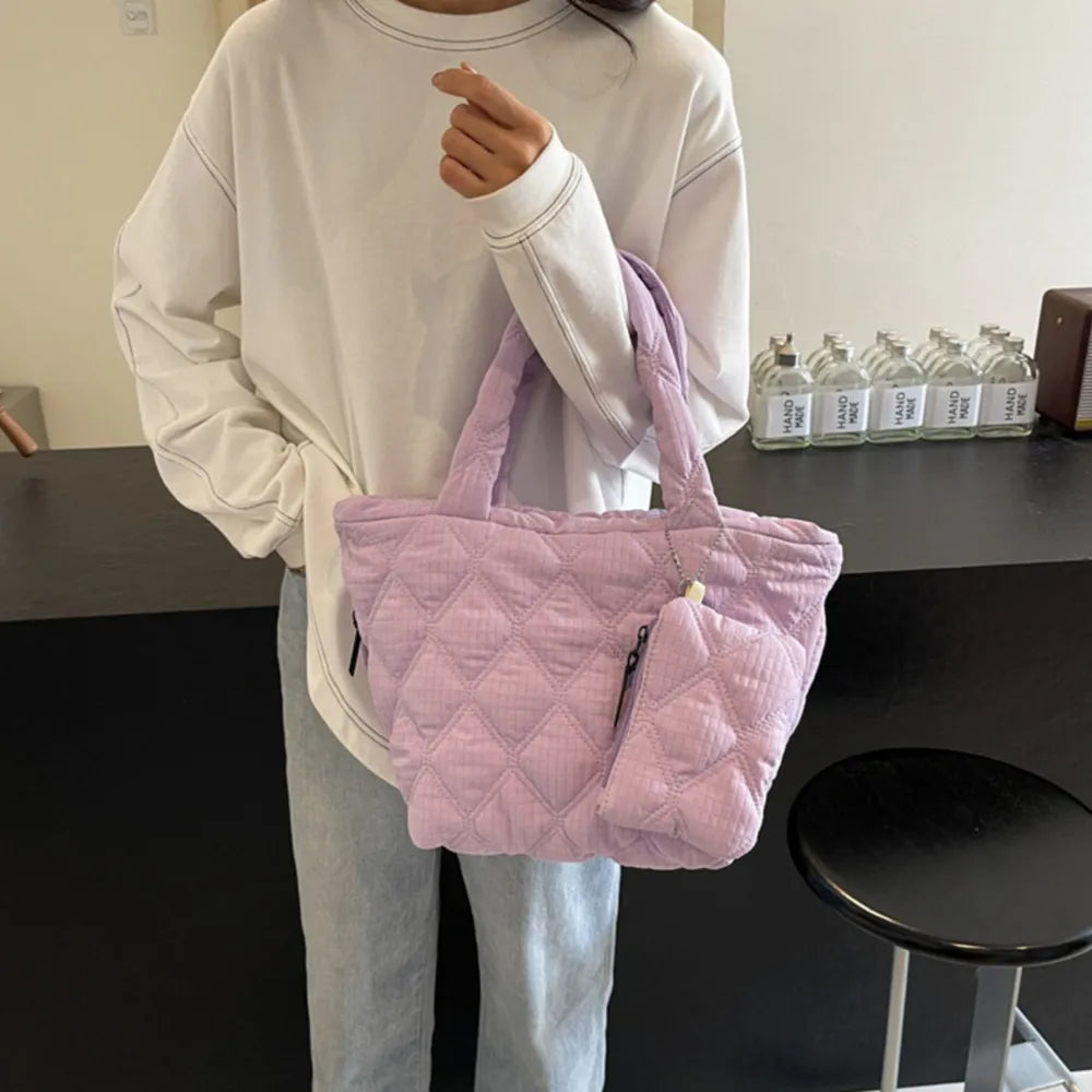 Polyester Medium Tote Bag - Premium Tote Bag from Trendsi - Just $32.99! Shop now at Handbags Specialist Headquarter