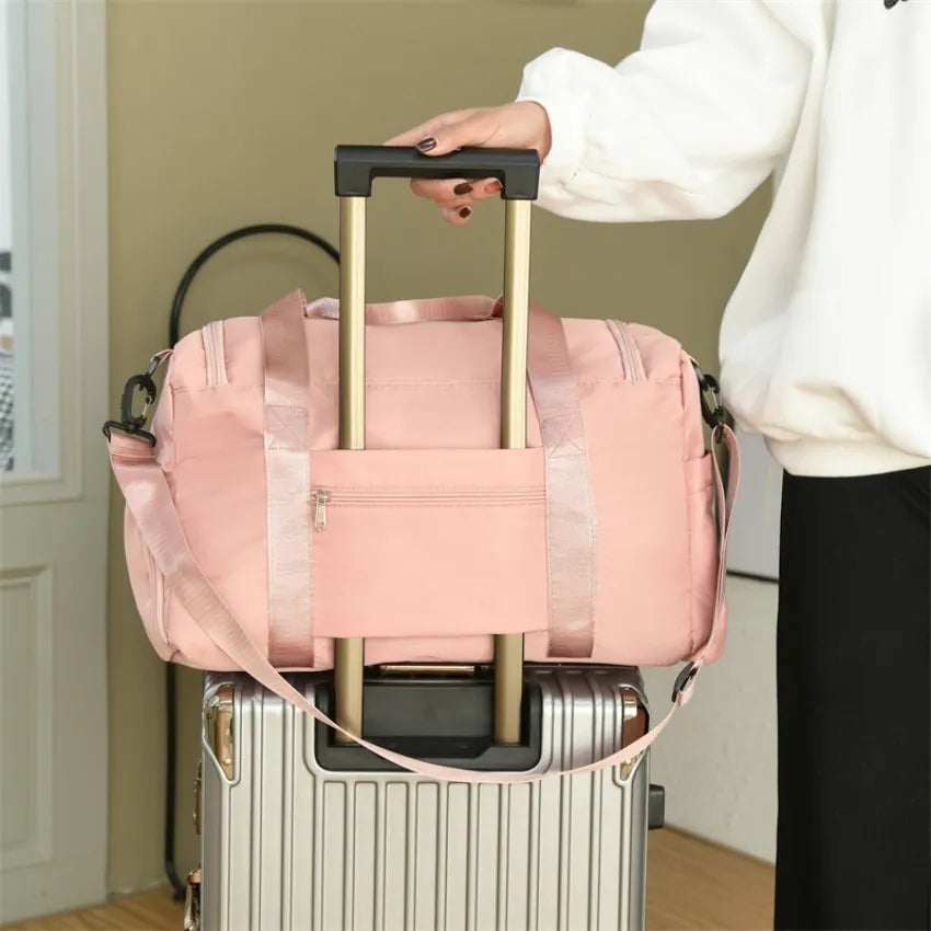 Oxford Cloth Detachable Strap Travel Bag - Premium travel-bag from Trendsi - Just $39.99! Shop now at Handbags Specialist Headquarter