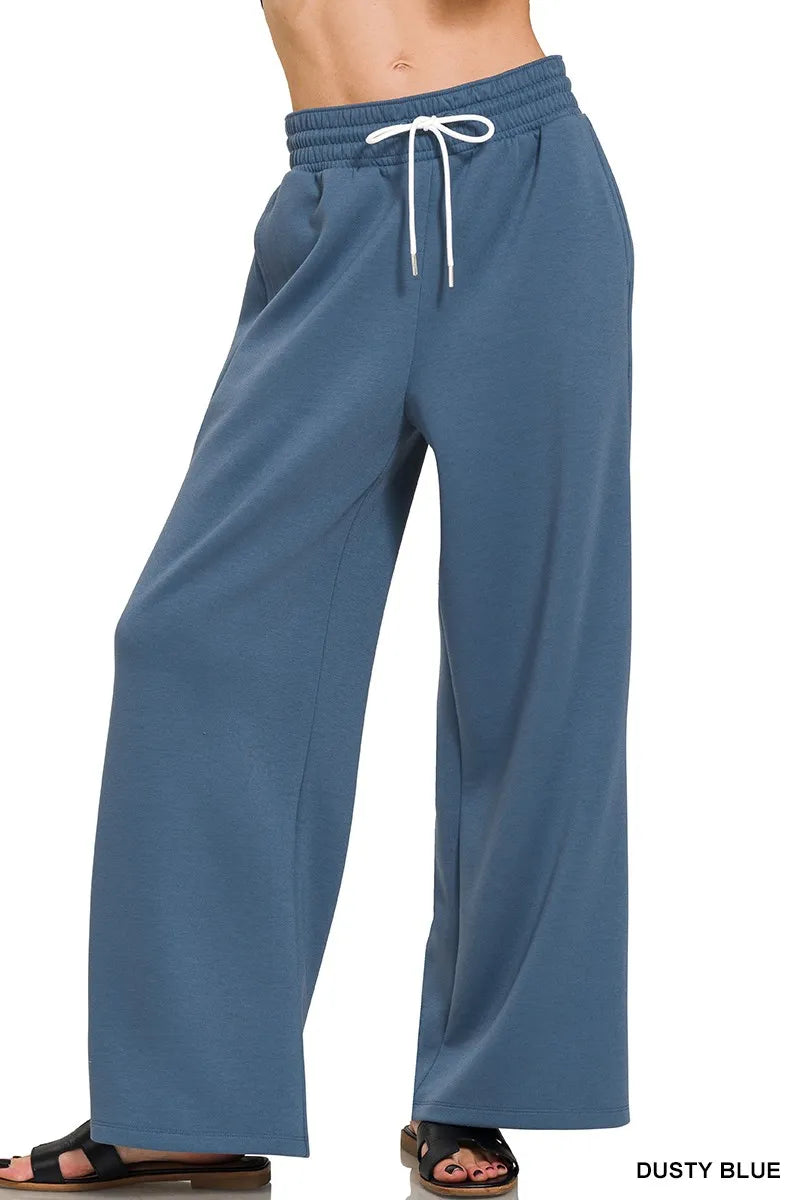 Zenana Scuba Drawstring Pants - Premium Women Pants from Trendsi - Just $26.99! Shop now at Handbags Specialist Headquarter