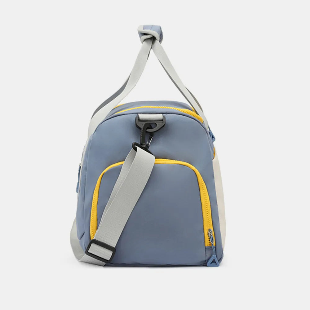Oxford Cloth Multi Pockets Adjustable Strap Travel Bag - Premium travel-bag from Trendsi - Just $39.99! Shop now at Handbags Specialist Headquarter