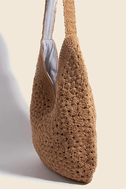 Fame Soft Intricate Braided Tote Bag - Premium Tote Bag from Trendsi - Just $41.99! Shop now at Handbags Specialist Headquarter