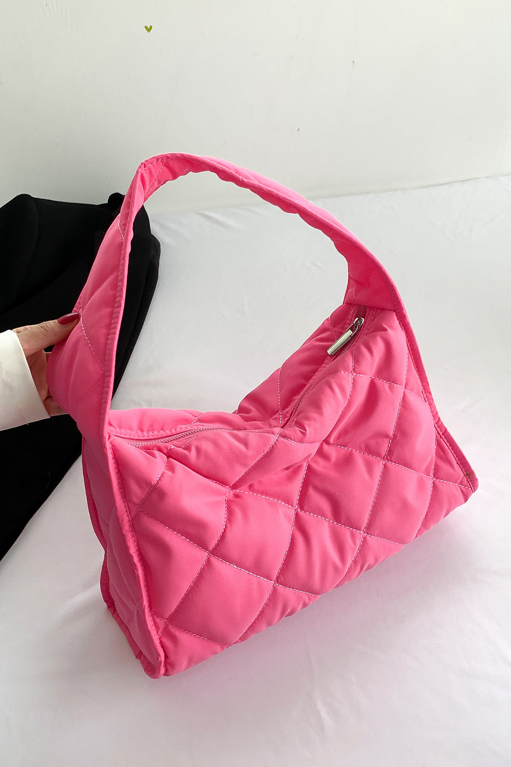 Nylon Shoulder Bag - Premium Tote Bag from Trendsi - Just $39.99! Shop now at Handbags Specialist Headquarter