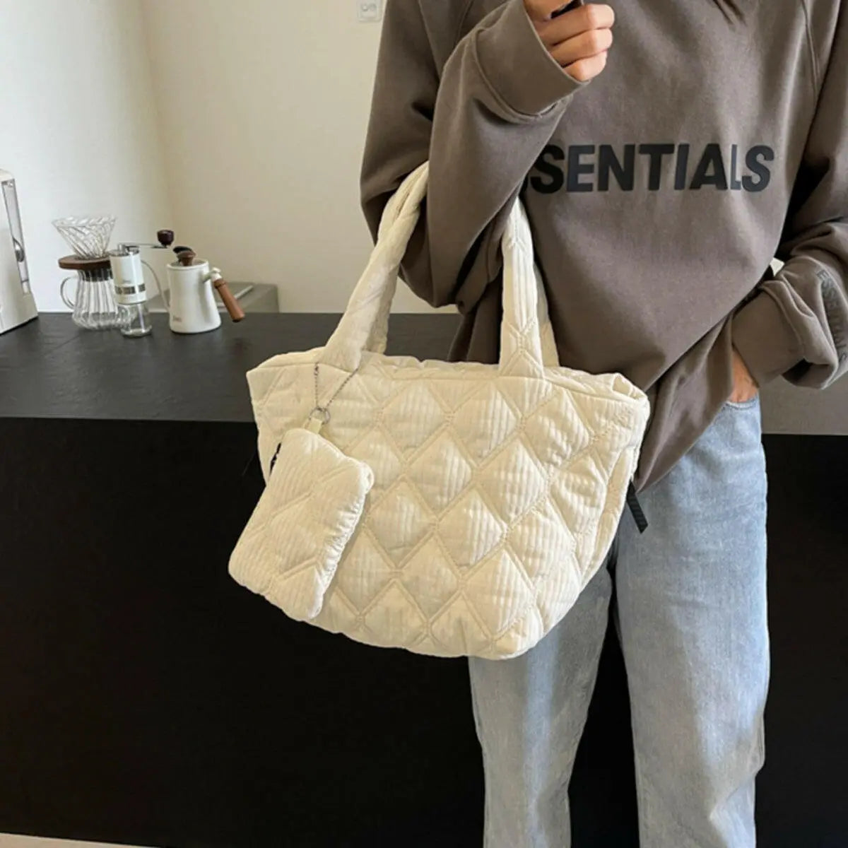 Polyester Medium Tote Bag.