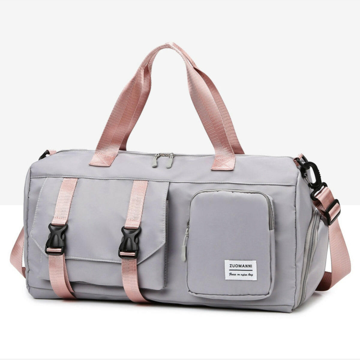Oxford Cloth Multi-Pocket Travel Bag.