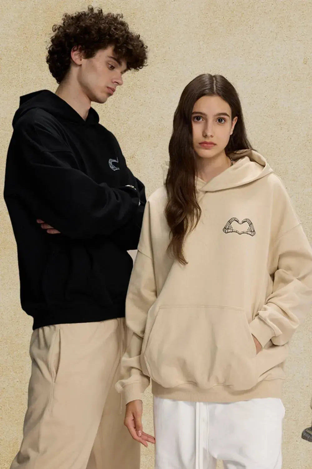 Men's Graphic Long Sleeve Hoodie.