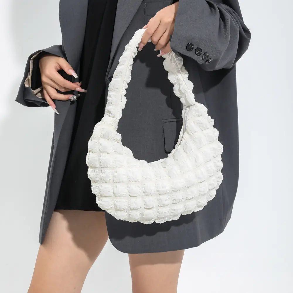 Small Texture Handbag - Premium Handbags from Trendsi - Just $14.99! Shop now at Handbags Specialist Headquarter