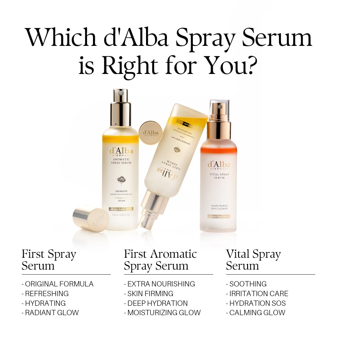 D'alba Truffle Glow Serum Mist - Vegan Radiance Boost - Handbags Specialist Headquarter