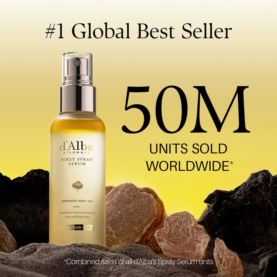 D'alba Truffle Glow Serum Mist - Vegan Radiance Boost - Handbags Specialist Headquarter