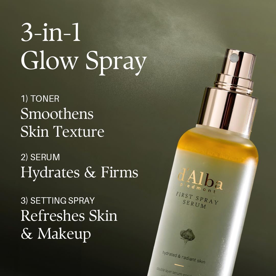 D'alba Truffle Glow Serum Mist - Vegan Radiance Boost - Handbags Specialist Headquarter