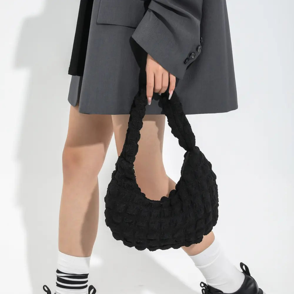Small Texture Handbag - Premium Handbags from Trendsi - Just $14.99! Shop now at Handbags Specialist Headquarter