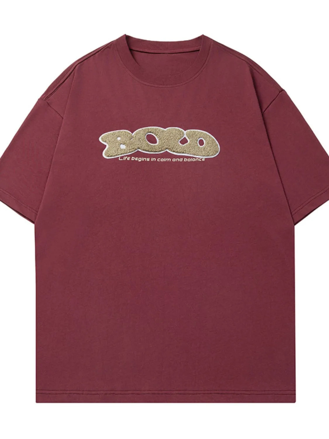 Men's Plus Size Round Neck Half Sleeve T-Shirt - Premium Men's T Shirt from Trendsi - Just $27! Shop now at Handbags Specialist Headquarter