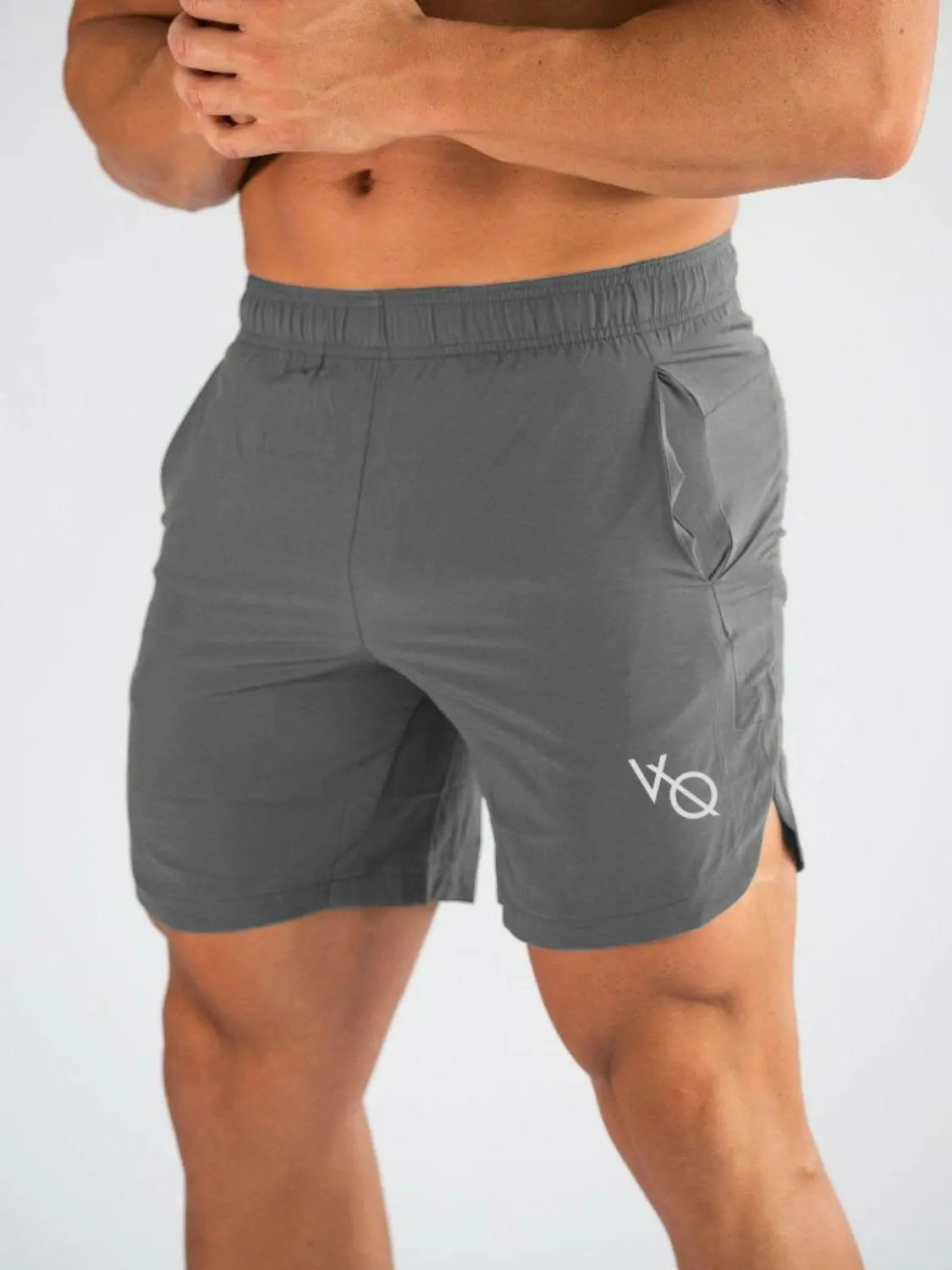 Men's Elastic Waist Active Shorts.