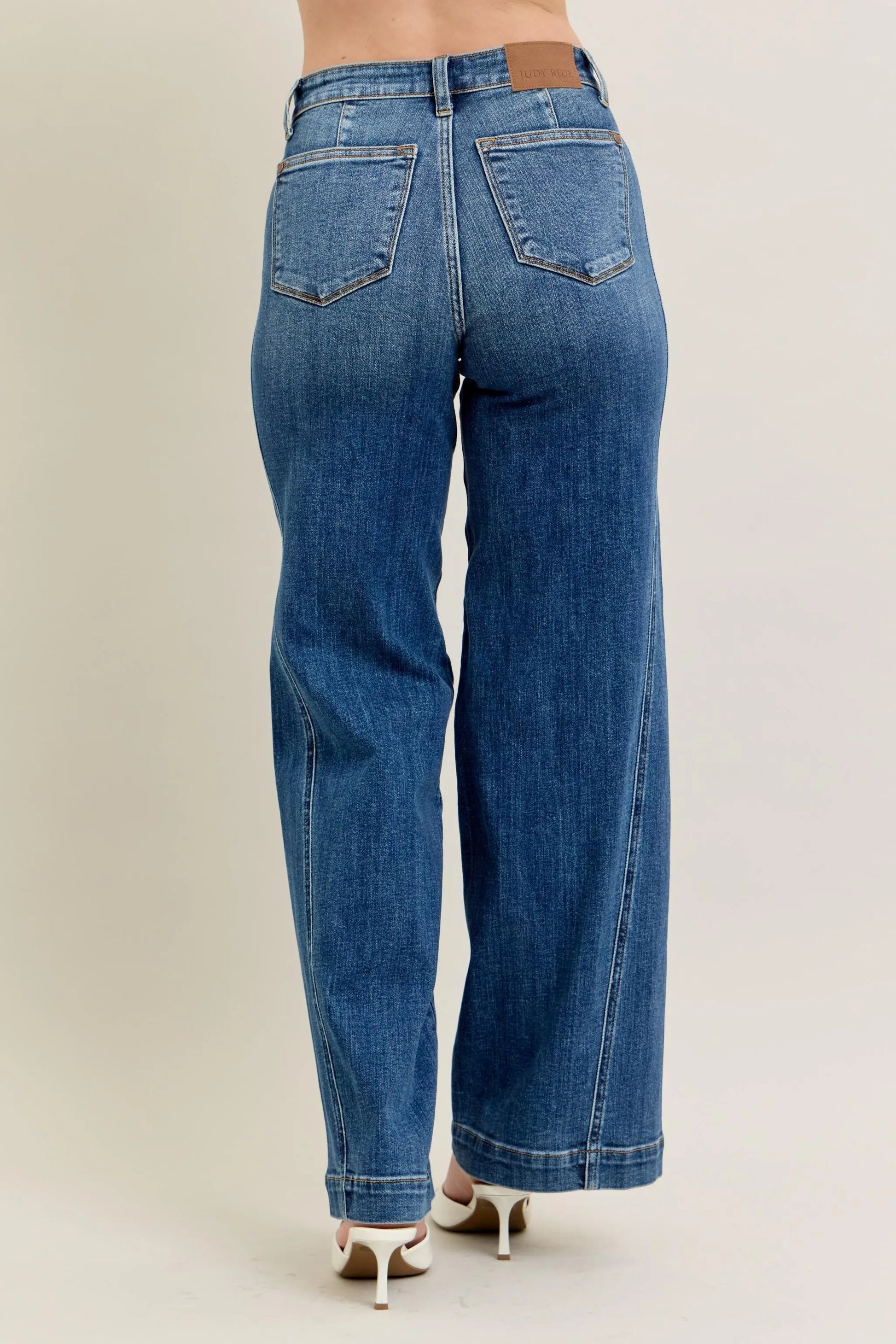 Judy Blue Full Size High Waist Wide Leg Jeans Plus Size - Premium Women / Jeans & Denim from Trendsi - Just $71.99! Shop now at Handbags Specialist Headquarter