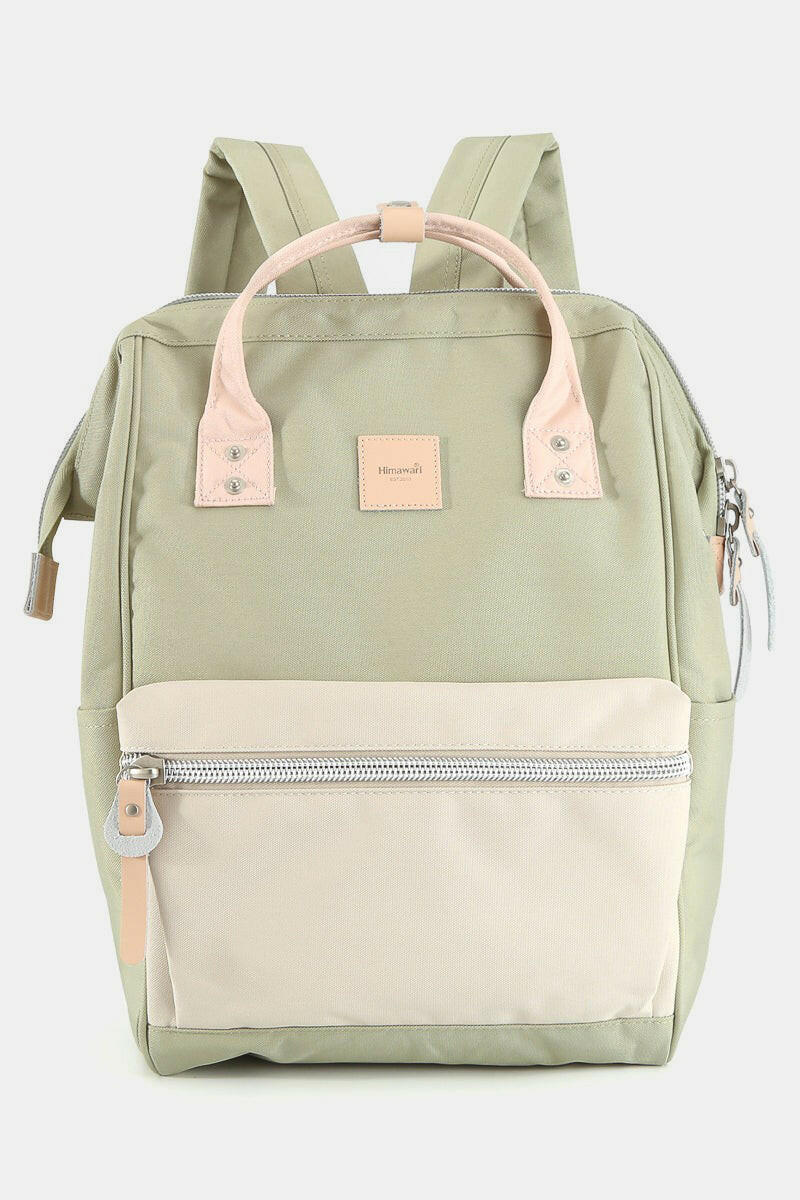 Himawari Water Resistant Canvas Backpack Bag with Side Pockets.