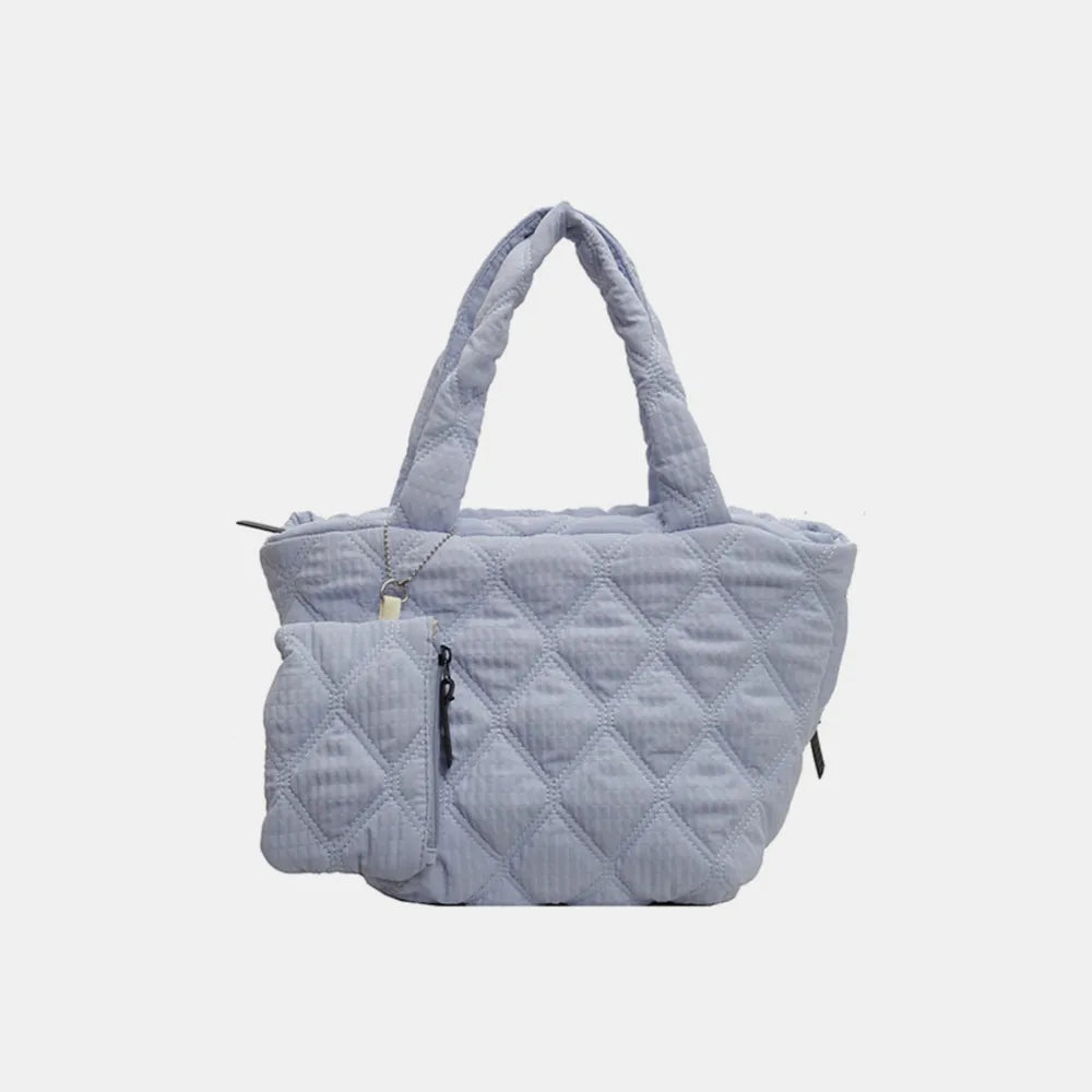 Polyester Medium Tote Bag - Premium Tote Bag from Trendsi - Just $32.99! Shop now at Handbags Specialist Headquarter