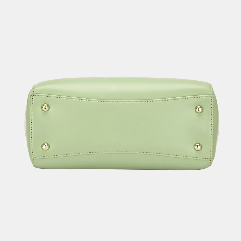 David Jones PU Leather Handbag - Premium Handbags from Trendsi - Just $47.99! Shop now at Handbags Specialist Headquarter