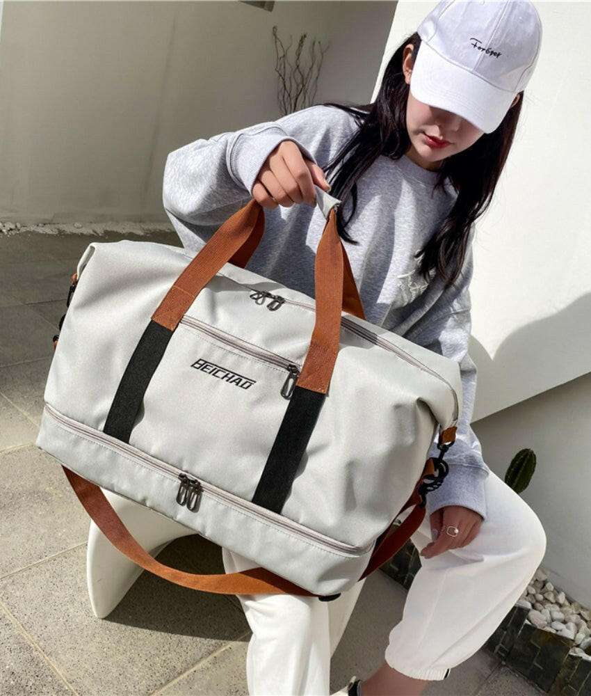 Oxford Cloth Oversize Travel Bag - Premium Luggage Travel Bags from Trendsi - Just $39.99! Shop now at Handbags Specialist Headquarter