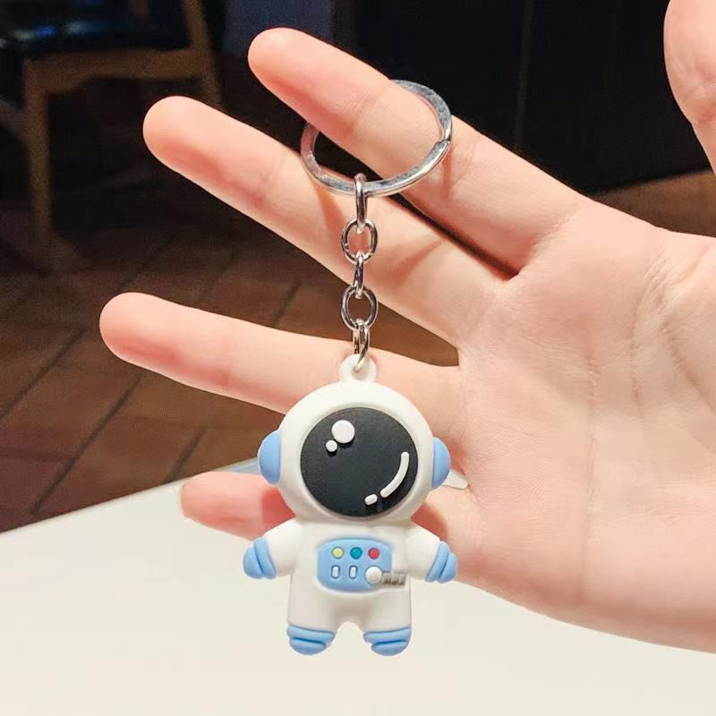 Cartoon Astronaut Keychain PVC Pendant - Premium Key chain from Doba - Just $14.60! Shop now at Handbags Specialist Headquarter