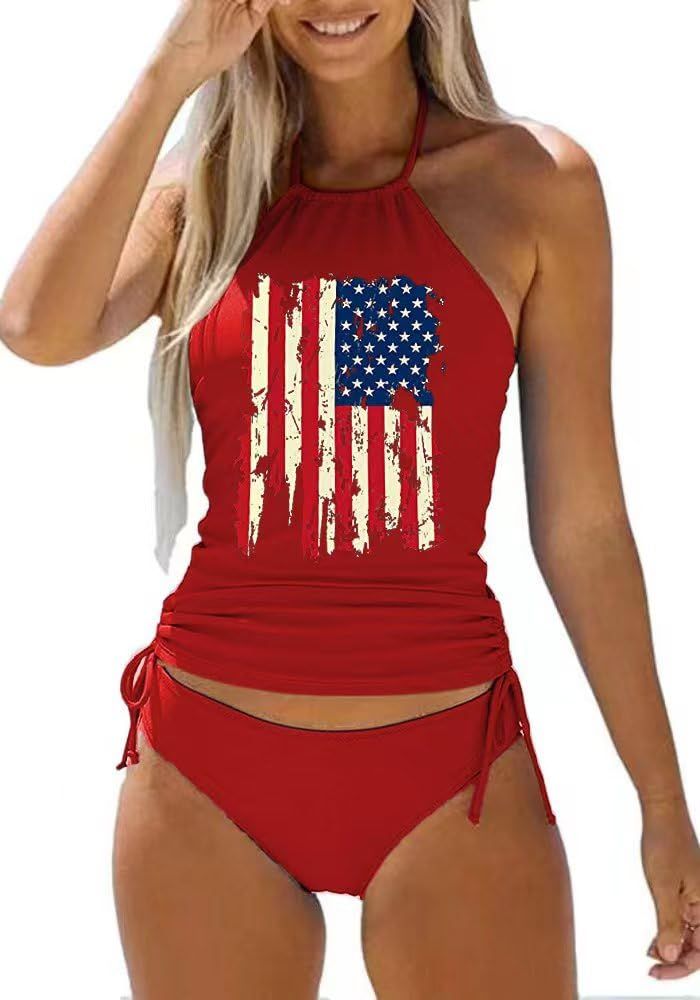 Women's two-piece tankini swimsuits cover the belly and show off their slimness - Premium Swimsuit Set from Doba - Just $32.13! Shop now at Handbags Specialist Headquarter