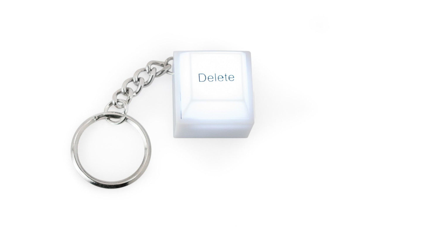 Premium Delete Key Keychain with Illumination and High Quality - Premium Key chain from Doba - Just $23.98! Shop now at Handbags Specialist Headquarter
