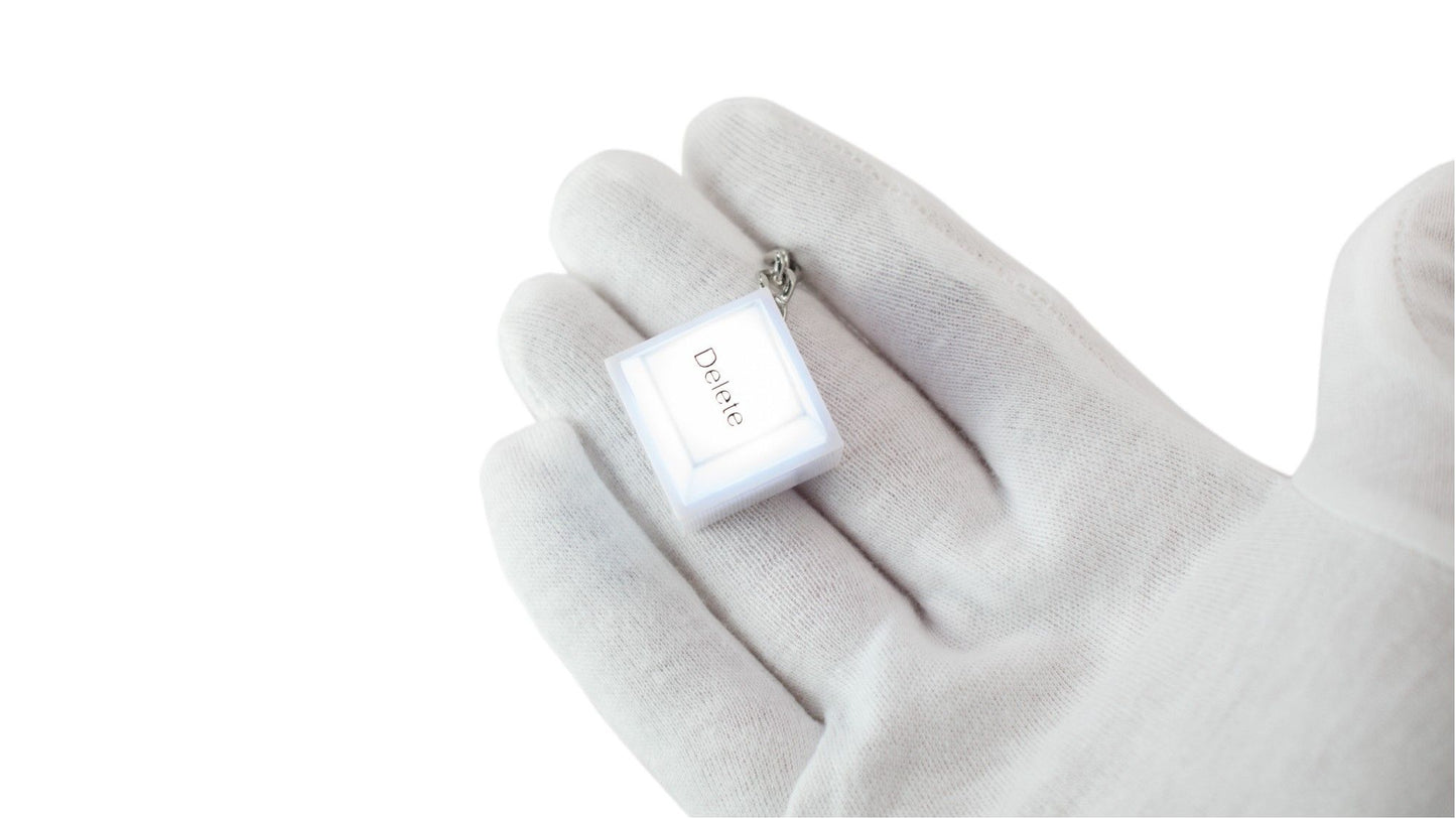Premium Delete Key Keychain with Illumination and High Quality - Premium Key chain from Doba - Just $23.98! Shop now at Handbags Specialist Headquarter